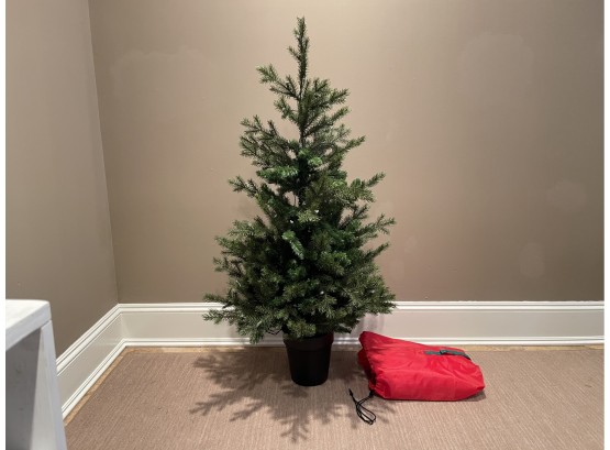 4 Feet  Pre- Lit Christmas Tree W/ Storage Bag