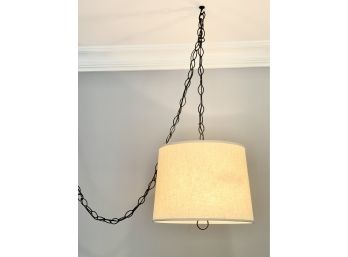 Custom Made Lampshade Plug In Pendant W/ Diffuser