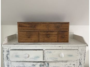 Vintage Small Wooden Chest Of Drawers