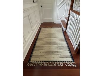 Vintage Handmade Area Rug   ( Recently Professionally Cleaned And House- Ready )