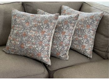 Feather And Down Square Accent Pillows, Set Of 3