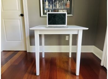 Multifunctional 30-inch Square Table, White