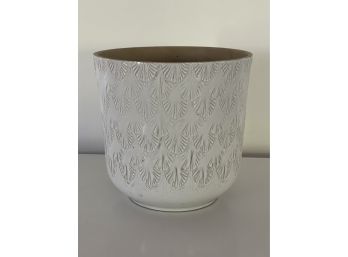 Glazed Ceramic Pot, Made In Portugal