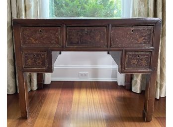 Vintage Possibly Antique Chinoiserie Writing Desk