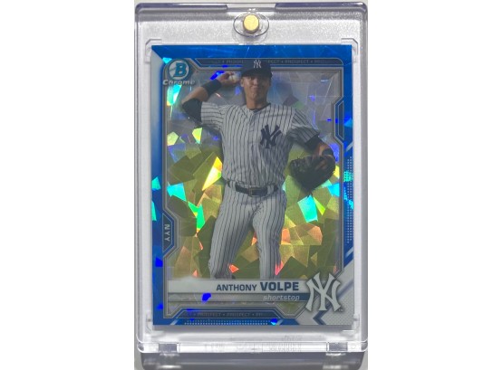 Anthony Volpe 2021 Bowman Chrome Sapphire Edition