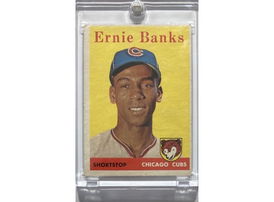 HOF Ernie Banks 1958 Topps #310