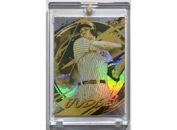Aaron Judge 2020 Topps FIRE Gold Minted Parallel