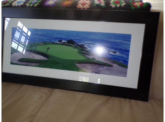 Golf Course Print Framed