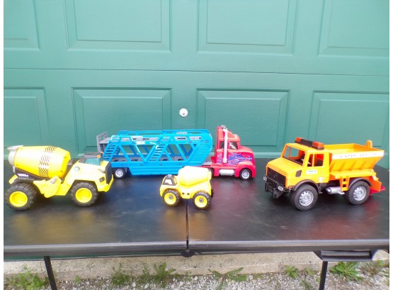 Lot Of 4 Plastic Toy Vehicles