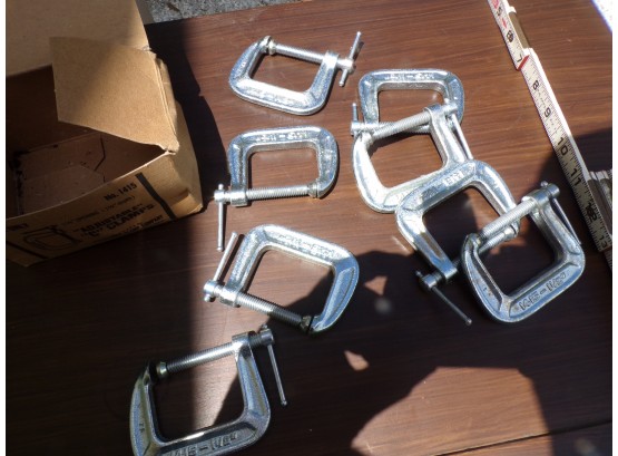 Box Lot 8 New In Box C Clamps