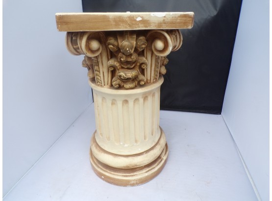 Corinthian  Style Plaster Pedestal