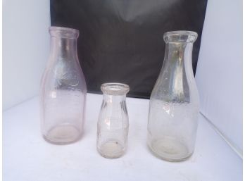 New York And New Jersey Milk Bottles 3