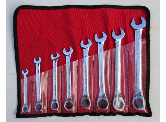 Craftsman 8 Piece Standard /SAE  Ratcheting Wrench Set - Complete