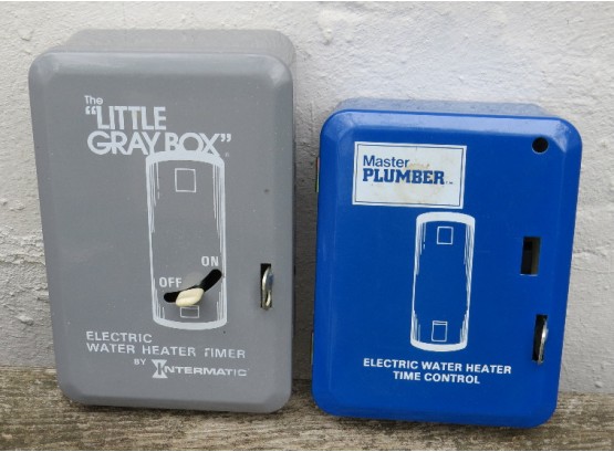 Two Electric Water Heater Timers, Look Like New