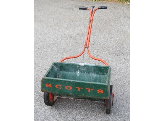 Muscle Car Age 1960's-70's Scotts Lawn Spreader - In Working Condition