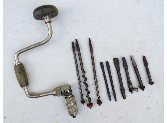 Vintage Stanley Handyman Drill & Bits