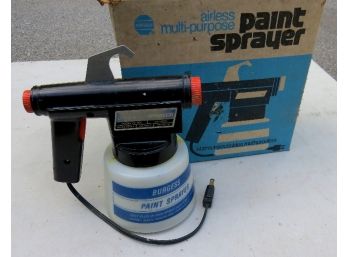 Burgess Airless Paint Sprayer With Box