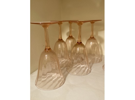 Rose Colored Glasses 6.5in Tall And 4.5 In Tall