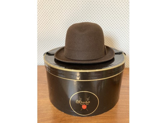 Borsalino Seraf Casiraghi Hat In Hat Box