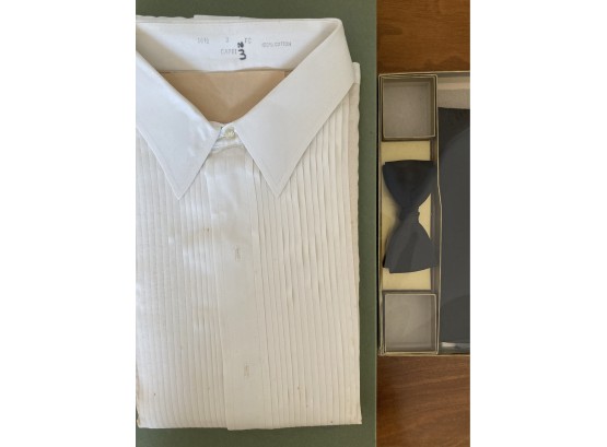 Tuxedo Shirt Manhattan Capri - Black Tie And Cummerbund