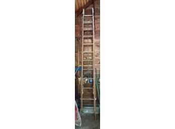 Wood Extension Ladder 12ft To 24ft
