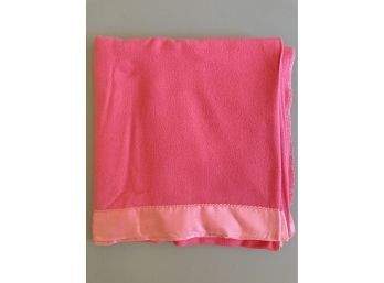 Pink Blanket 72x74in