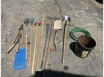 Garden Tools Rake Shovel Tiller Hose Loppers Kneeling Pad