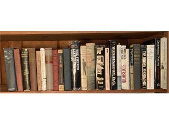 Bookshelf Lot #7 Novels, Mostly Hardback