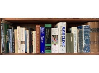 Bookshelf Lot #4 Medical And Large Dictionaries