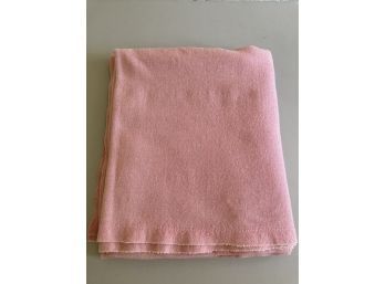 Pink Chatham Wool Blanket 64x76