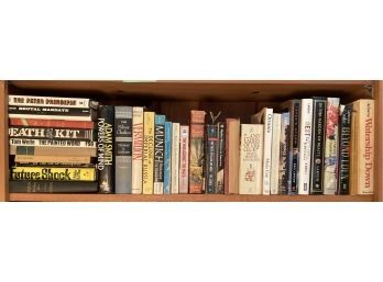 Bookshelf Lot #6 Novels, Mostly Hardback