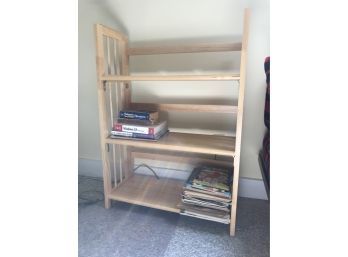27.5x11.5x38in Spindle Bookcase With Books