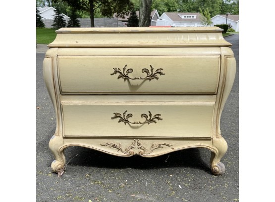 A Great Restoration Project  2 Drawer Ornate Chest By White Furniture