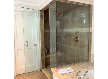 Glass Shower Enclosure - Primary Bathroom