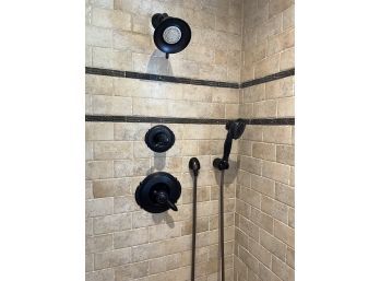 Delta Mixing Valve, Shower Head And Hand Held