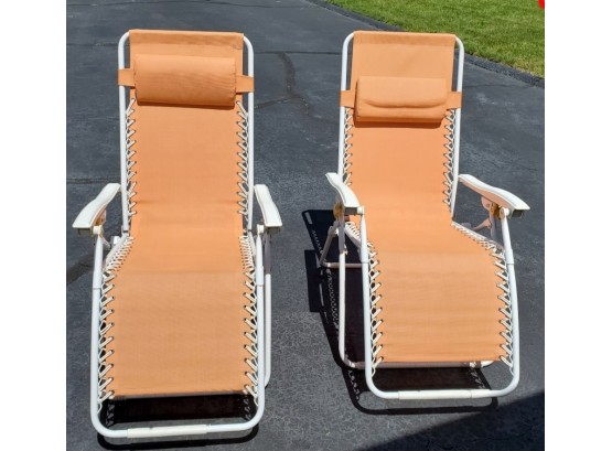 Two Rarely Used & Beautiful Color South Beach Recliners By The Source