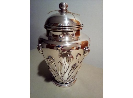 Beautiful Marcello Giorgio Urn - 11 In. High, Opening 3.50 Inches