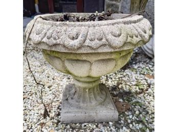 (3 Of 3) Round Urn Shaped Cement Planter