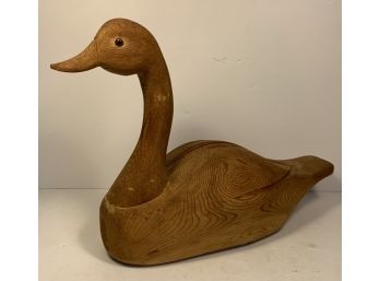 Hand Carved Wooden Duck Decoy