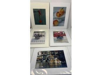 Lot Of 5 Ingrid Kadereit Photographs In Matted Boarders