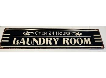 Laundry Room Metal Sign