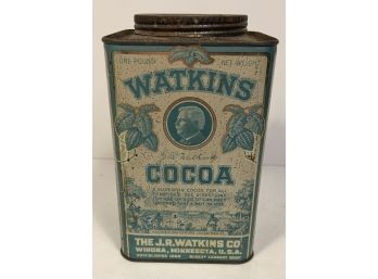 Vintage Watkins Cocoa Tin