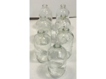 Lot Of 7 Glass Creamers