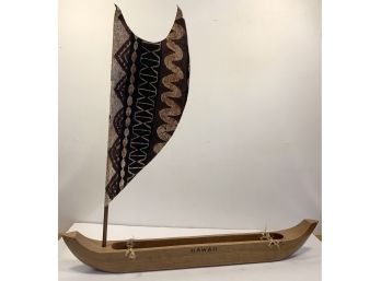 Unique Handmade Hawaii Boat Replica