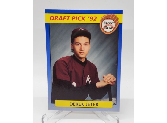 1992 Front Row Draft Pick Derek Jeter Rookie Card
