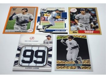 Lot Of 5 Aaron Judge Cards - Inserts, Relics, Parallels