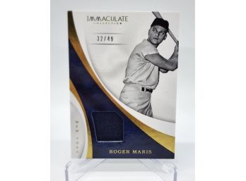 2017 Immaculate Roger Maris Game Used Jersey Relic /49