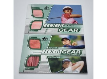 LPGA Tour Gear Player Worn Shirt Relic Card Lot