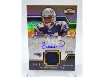 2012 Topps Triple Threads Shane Vereen Game Used Jersey Relic Autograph /75