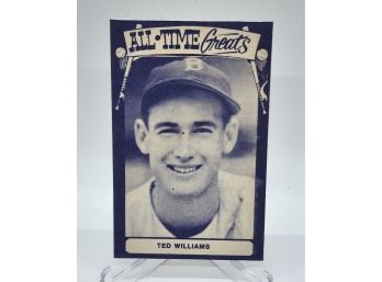 Vintage Oddball Ted Williams Card